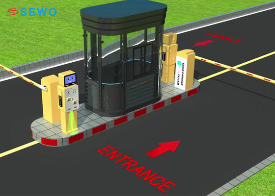 comprar Amarillo Puertas de seguridad automáticas de estacionamiento online manufacture