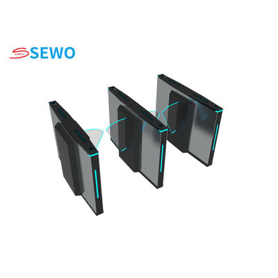 kupować Luxury Black High End Flap Barrier Turnstile Gate Szkoła Biblioteka Wejście Kontrola dostępu online manufacture