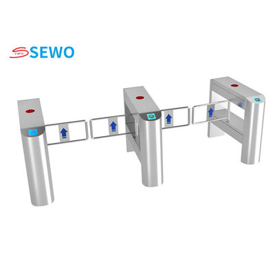 acheter 304 Barrière de supermarché en acier inoxydable Porte tourniquet 20 à 60 personnes/minute online manufacture