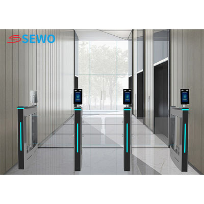 Beli Kontrol Akses Swing Gate Turnstile yang sepenuhnya otomatis dengan pembaca kartu sidik jari RFID online manufacture