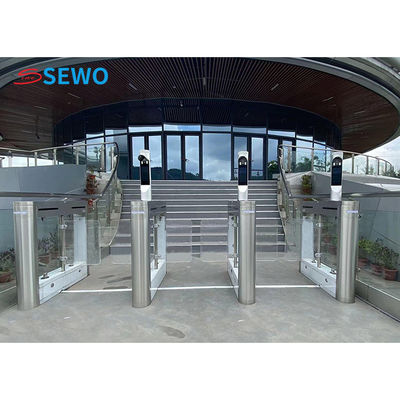 Un buon prezzo. 304 Stainless Steel Swing Barrier Porte Portone di sicurezza completamente automatico in linea