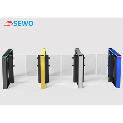 kupować Aluminiowy stopu szybki bramki skrętowy sterowanie dostępem z czytnikiem kart RFID online manufacture