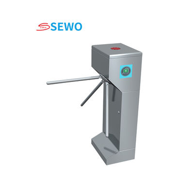 Beli 30 orang/menit Turnstiles otomatis, Tripod keamanan Turnstile Gerbang Dengan Pembaca Kartu RFID online manufacture