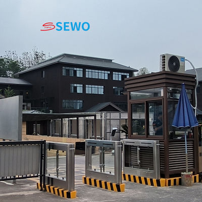 Beli AC220V Turnstile Masuk Karyawan Turnstile Swing Kaca dengan 304 stainless steel online manufacture