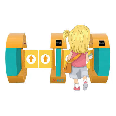 satın al Yüz Tanıma Eğlence Parkı Döner Kapısı Anaokulu Swing Barrier Kapısı online manufacture