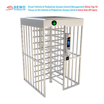 Beli TCP/IP Komunikasi Baffle Gate Turnstile Full Height Gate Semi Automatic Turnstile untuk produk keamanan pintu masuk rumah sakit online manufacture