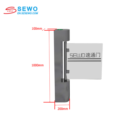 SEWO-B4A-100 Speed Gate Turnstile with RFID Card Reader 24V DC Motor