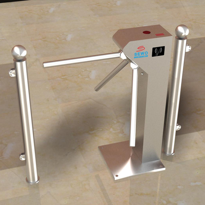 304 Stainless Steel Tripod Turnstile Gate with 550mm Passing Width