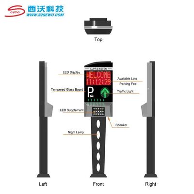SEWO Smart Parking System with License Plate Recognition Technology High Accuracy Embedded Plate Recognition Algorithm
