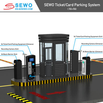 SEWO-X6 Smart Parking System with RS485 Communication 1200m Distance and 4800bps Data Transmission