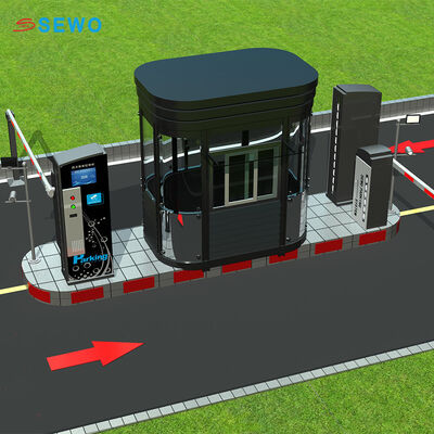 SEWO Smart Parking System with Offline Operation Steel Tempered Glass Housing and 13.56MHz 125KHz RFID Support