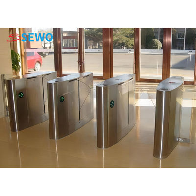 RFID Gate Reader Flap Barrier Gate Access Control System Untuk Keanggotaan Gym
