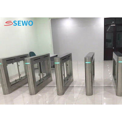 Bom preço. Turnstile automático do supermercado de barreira de balanço personalizado com leitor de cartões on-line