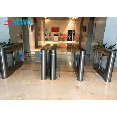 Harga yang bagus AC220V Optical Barrier Turnstiles, Gerbang Keamanan Pejalan kaki Untuk Masuk Perpustakaan Gym on line