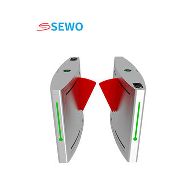 İyi bir fiyat. Otomatik Flap Barrier Turnstile Gate For Gym Yürüyüşçü Erişim Kontrolü çevrimiçi
