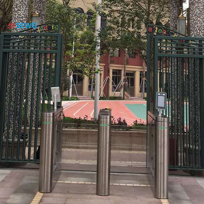 İyi bir fiyat. AC220V Güç kaynağı Çalışan Giriş Güvenliği için Cam Swing Turnstile çevrimiçi