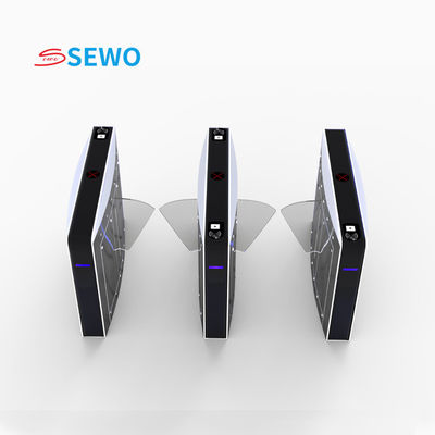 Un buon prezzo. RS485 TCP/IP Flap Barrier Gates Passaggio rapido e controllato per gli ambienti di traffico in linea