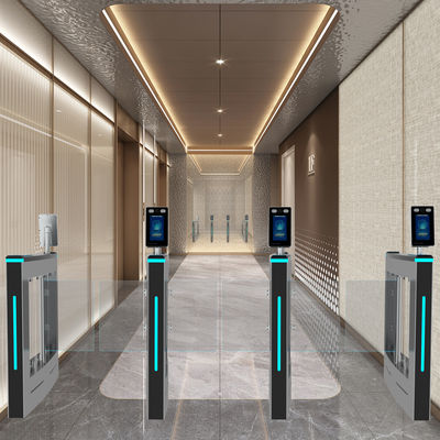 RS485 Comunicação TCP/IP Sistema de Controle de Acesso Biométrico Automático Swing Gate para Hotéis