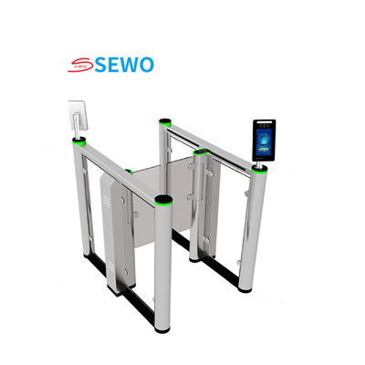 Sliver Finish Security Swing Gate Turnstile Pedestrian Access Solution com alimentação AC220V