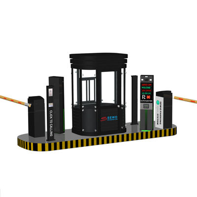 Riconoscimento targa Camera bundle con display pubblicitari di parcheggio LED Barriere rilevamento e identificazione dei veicoli in tempo reale