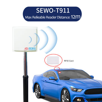 SEWO Long Range UHF RFID Parking System with Vehicle Access Control and Remote Wired RS485 Control