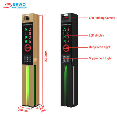 SEWO Smart Parking System with 300 Million HD Recognition and ANPR/LPR/ALPR Automatic Car Plate Number Recognition